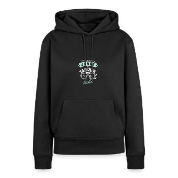 Tauch-Junge Maske Liebhaber Meer Abenteuer - Frauen Premium Bio Hoodie - Schwarz - Vorne - Julia (174cm)