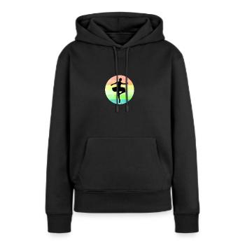 Ballerina Ballett Tänzerin Tutu - Frauen Premium Bio Hoodie - Schwarz - Vorne - Julia (174cm)