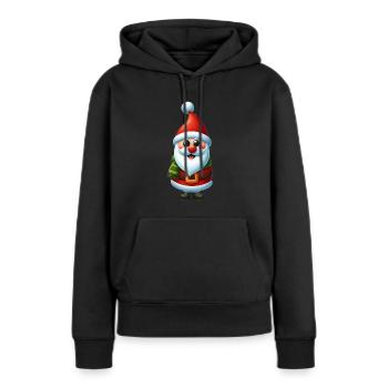 Santa Claus - Women’s Premium Organic Hoodie - black - Front - Julia (174cm)