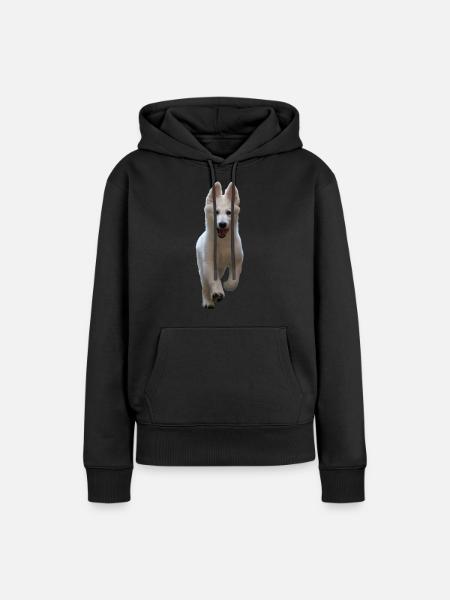Welpe - Frauen Premium Bio Hoodie - Schwarz