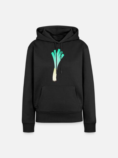 Lauch - Frauen Premium Bio Hoodie - Schwarz