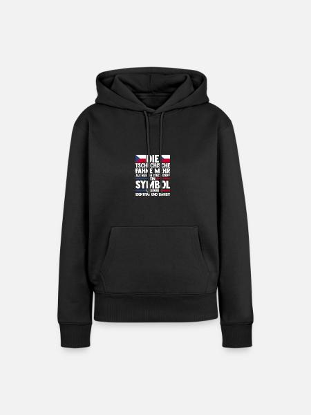 Tschechen Tschechisch Tschechien - Frauen Premium Bio Hoodie - Schwarz