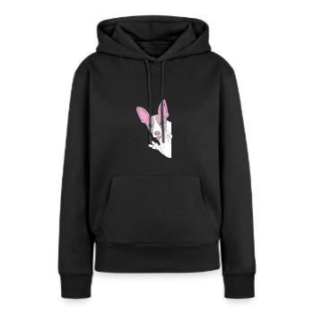 Rat Terrier - Frauen Premium Bio Hoodie - Schwarz - Vorne - Julia (174cm)