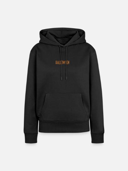HALLOWEEN - Frauen Premium Bio Hoodie - Schwarz