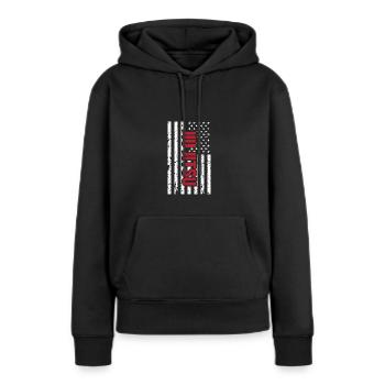Jiu Jitsu Selbstverteidigung - Frauen Premium Bio Hoodie - Schwarz - Vorne - Julia (174cm)