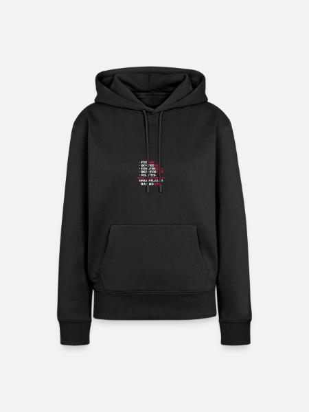 Seul le Pilates n’a pas de fin Pilates Yoga - Sweat à capuche Premium bio Femme - noir
