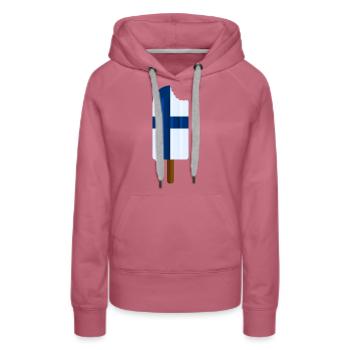 Taste of Finland - Women’s Premium Organic Hoodie - mauve - Front - Isabella (175cm)