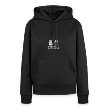 A Salt with a Deadly Weapon - Dad Joke - Frauen Premium Bio Hoodie - Schwarz - Vorne - Julia (174cm)