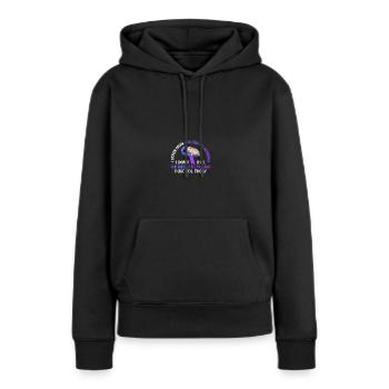 I Suffer From Rheumatoid Arthritis Energy Sloth - Frauen Premium Bio Hoodie - Schwarz - Vorne - Julia (174cm)