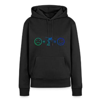 Roller Skates Roller Skating Roller Skating - Frauen Premium Bio Hoodie - Schwarz - Vorne - Julia (174cm)