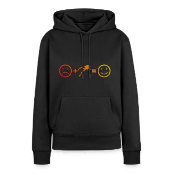 Diving Free Dive Diver Scuba Diver Damen - Frauen Premium Bio Hoodie - Schwarz - Vorne - Julia (174cm)