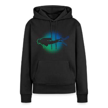 Tauchen Scuba Diver Diving Free Dive Diver - Frauen Premium Bio Hoodie - Schwarz - Vorne - Julia (174cm)