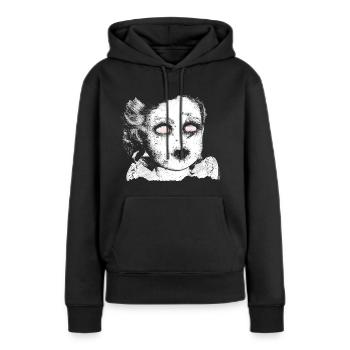 Kind Horror - Frauen Premium Bio Hoodie - Schwarz - Vorne - Julia (174cm)