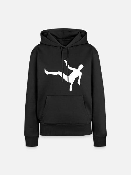 Water Blob - Frauen Premium Bio Hoodie - Schwarz