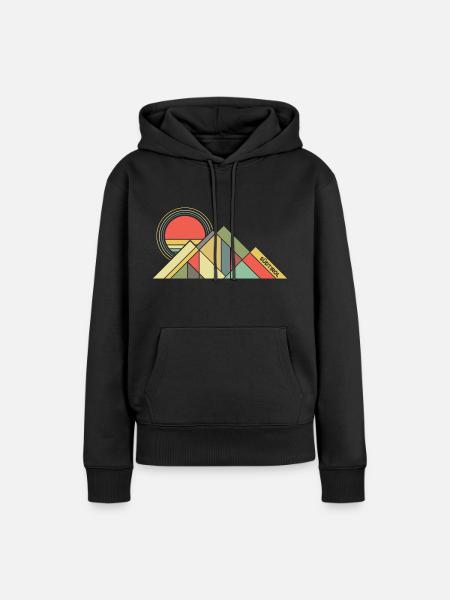 Südtirol Tirol - Frauen Premium Bio Hoodie - Schwarz