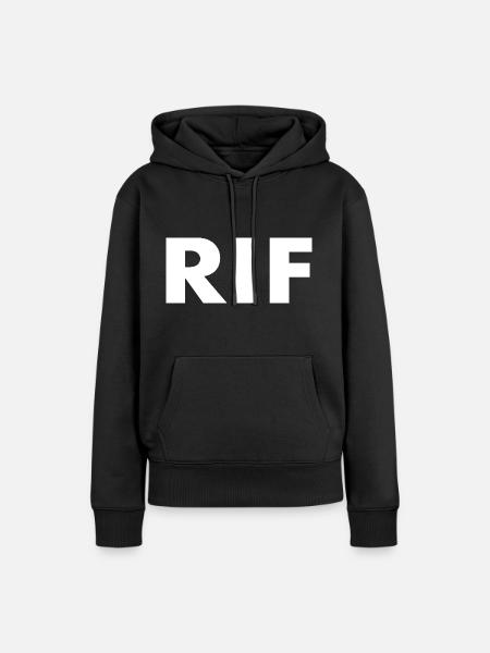 Rif - Frauen Premium Bio Hoodie - Schwarz