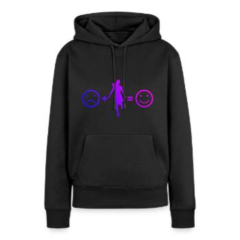 Danse Shuffle Girl Shuffledancer Homme - Sweat à capuche Premium bio Femme - noir - Devant - Julia (174cm)