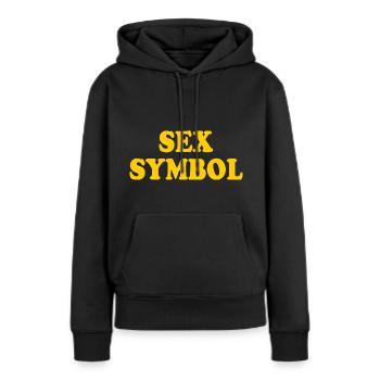 Sex symbol - Frauen Premium Bio Hoodie - Schwarz - Vorne - Julia (174cm)