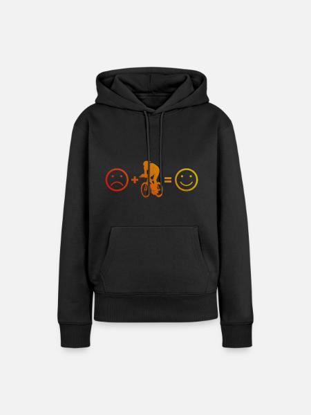 Racefiets Racefiets Racefiets Heren Racefiets - Vrouwen Premium Bio hoodie - zwart