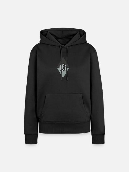 Cornhole Säcke - Frauen Premium Bio Hoodie - Schwarz