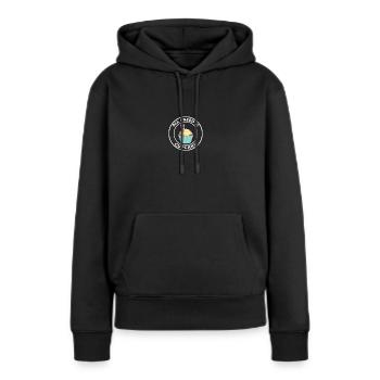 ALLES, WAS ICH BRAUCHE, IST CUPCAKE - Frauen Premium Bio Hoodie - Schwarz - Vorne - Julia (174cm)