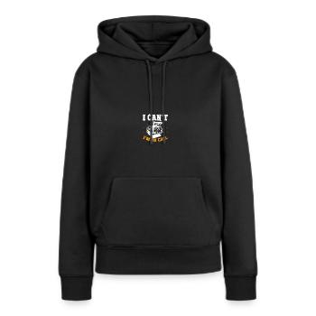 Pompes funèbres Directeurs de pompes funèbres - Sweat à capuche Premium bio Femme - noir - Devant - Julia (174cm)