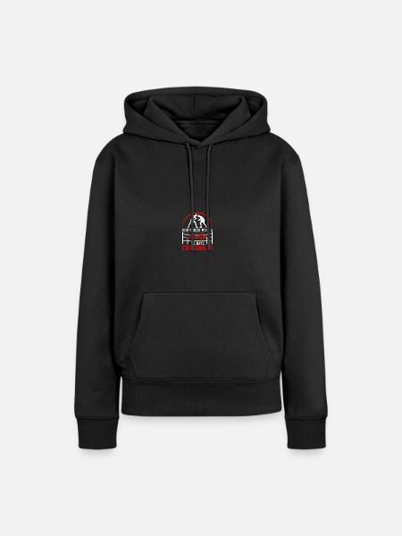Wrestling Ringer - Frauen Premium Bio Hoodie - Schwarz