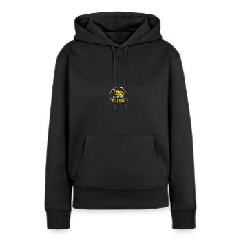 Euphonium baryton en laiton profond - Sweat à capuche Premium bio Femme - noir - Devant - Julia (174cm)