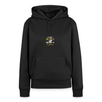 Tiefes Blech Marschieren Bariton Euphonium - Frauen Premium Bio Hoodie - Schwarz - Vorne - Julia (174cm)