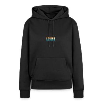 Euphonium baryton en laiton profond - Sweat à capuche Premium bio Femme - noir - Devant - Julia (174cm)