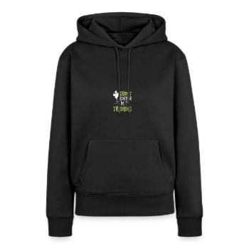 Paranormal Investigator Ghostbusters - Sweat à capuche Premium bio Femme - noir - Devant - Julia (174cm)