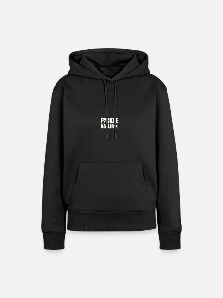 Pickle Ball Pickleball Cuisine - Sweat à capuche Premium bio Femme - noir