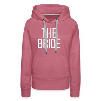The Bride - Women’s Premium Organic Hoodie - mauve - Front - Isabella (175cm)