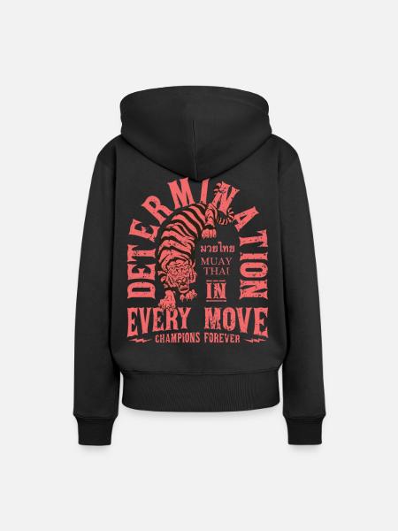 Muay Thai Kampfkunst - Frauen Premium Bio Hoodie - Schwarz