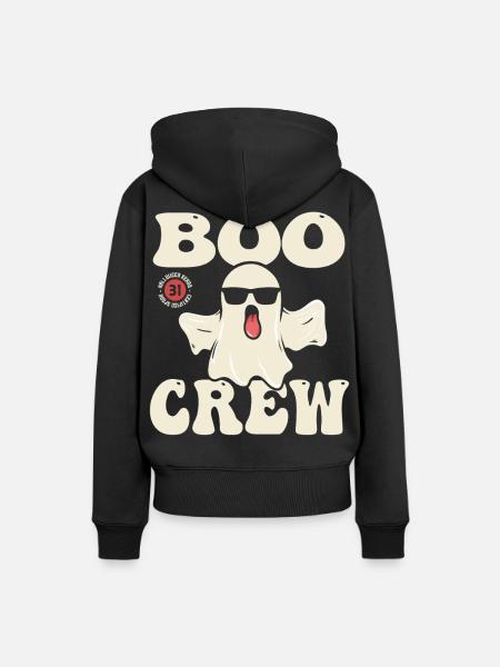 Kreativer Geister-Hoodie Design - Frauen Premium Bio Hoodie - Schwarz