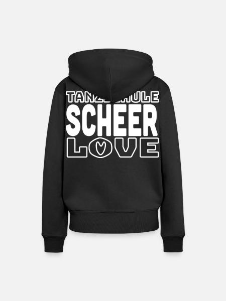SCHEER Love 2026 - white - Frauen Premium Bio Hoodie - Schwarz