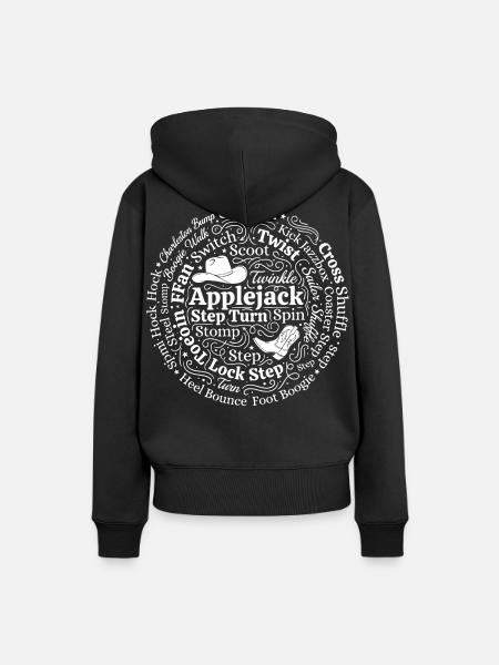 Line Dance Fan - Frauen Premium Bio Hoodie - Schwarz