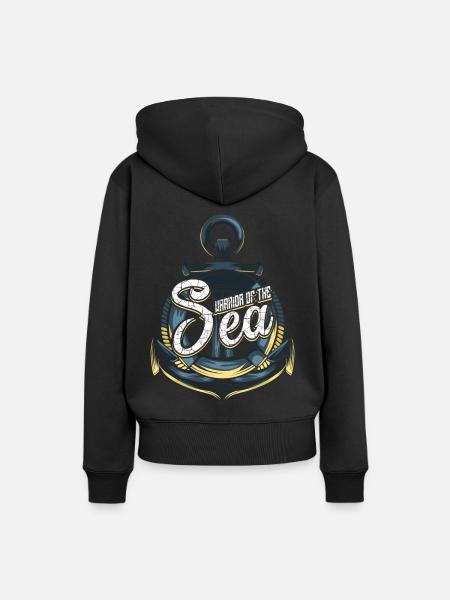 Seefahrer Matrose Geschenk - Frauen Premium Bio Hoodie - Schwarz