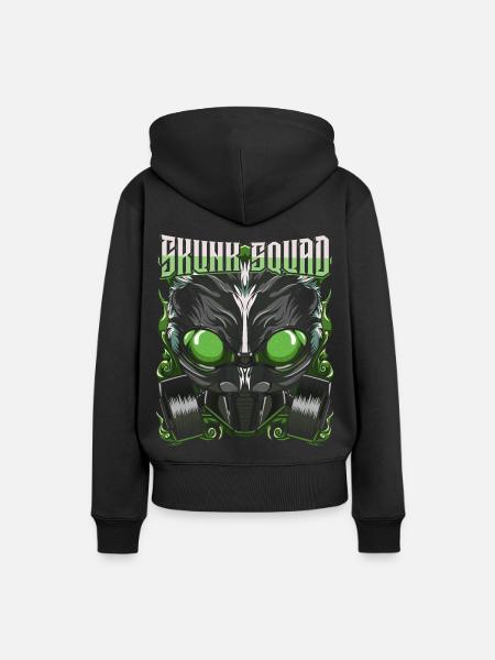 Stinktier - Frauen Premium Bio Hoodie - Schwarz
