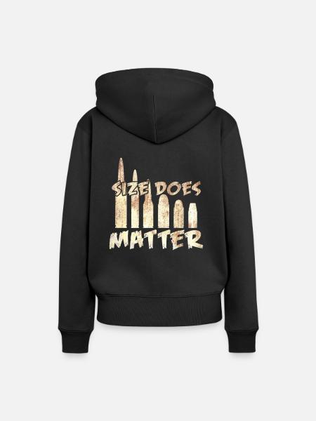 Waffenbesitzer - Frauen Premium Bio Hoodie - Schwarz