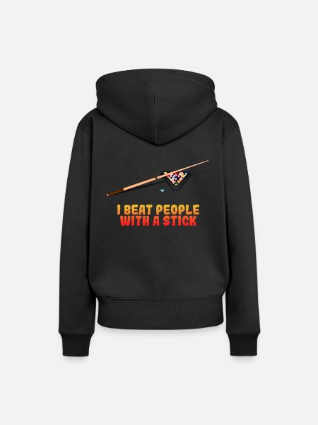 Billard Snooker Pool Player Funny Gift - Ekologisk premiumluvtröja dam - svart