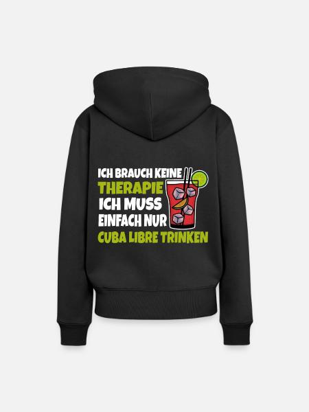 Cuba Libre - Frauen Premium Bio Hoodie - Schwarz