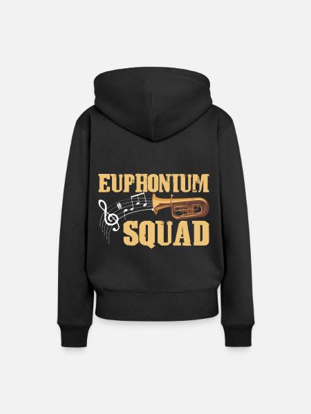 Euphonium Euphoniumspieler Blechbläser Euphonist - Frauen Premium Bio Hoodie - Schwarz