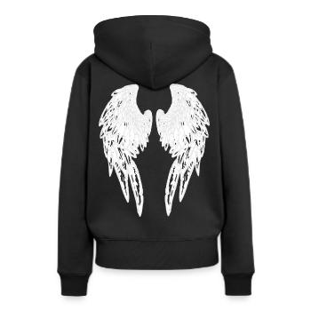 2reborn Angelwings Ange Aile Ange Devil wh II - Sweat à capuche Premium bio Femme - noir - Dos - Julia (174cm)