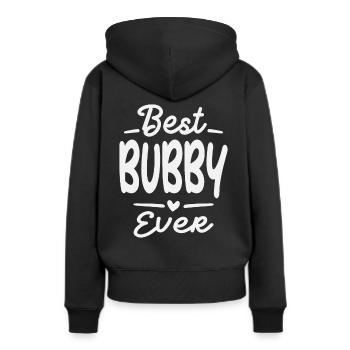 Best Bubby Ever Cool Gifts For Bubby - Women’s Premium Organic Hoodie - black - Back - Julia (174cm)