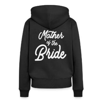 Matching Wedding Party - Mother of the Bride - Women’s Premium Organic Hoodie - black - Back - Julia (174cm)