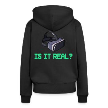 Lunettes de réalité virtuelle VR Réalité virtuelle - Sweat à capuche Premium bio Femme - noir - Dos - Julia (174cm)