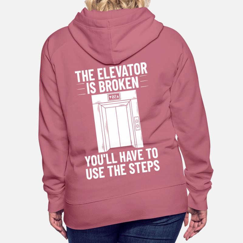 Elevator Elevator System Technician Elevator Lift Women’s Premium Organic Hoodie