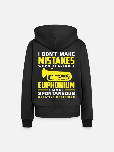 Euphonium Euphonist Euphonistin - Vrouwen Premium Bio hoodie - zwart