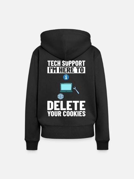 Technische ondersteuning IT Technical Assistance Helpdesk - Vrouwen Premium Bio hoodie - zwart